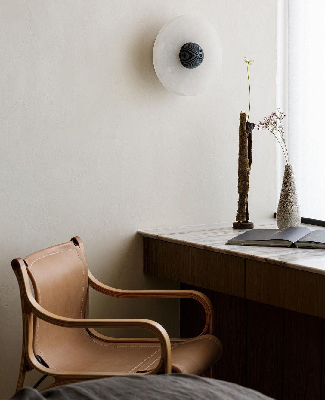 Creative Marble Round Wall Lamp M141