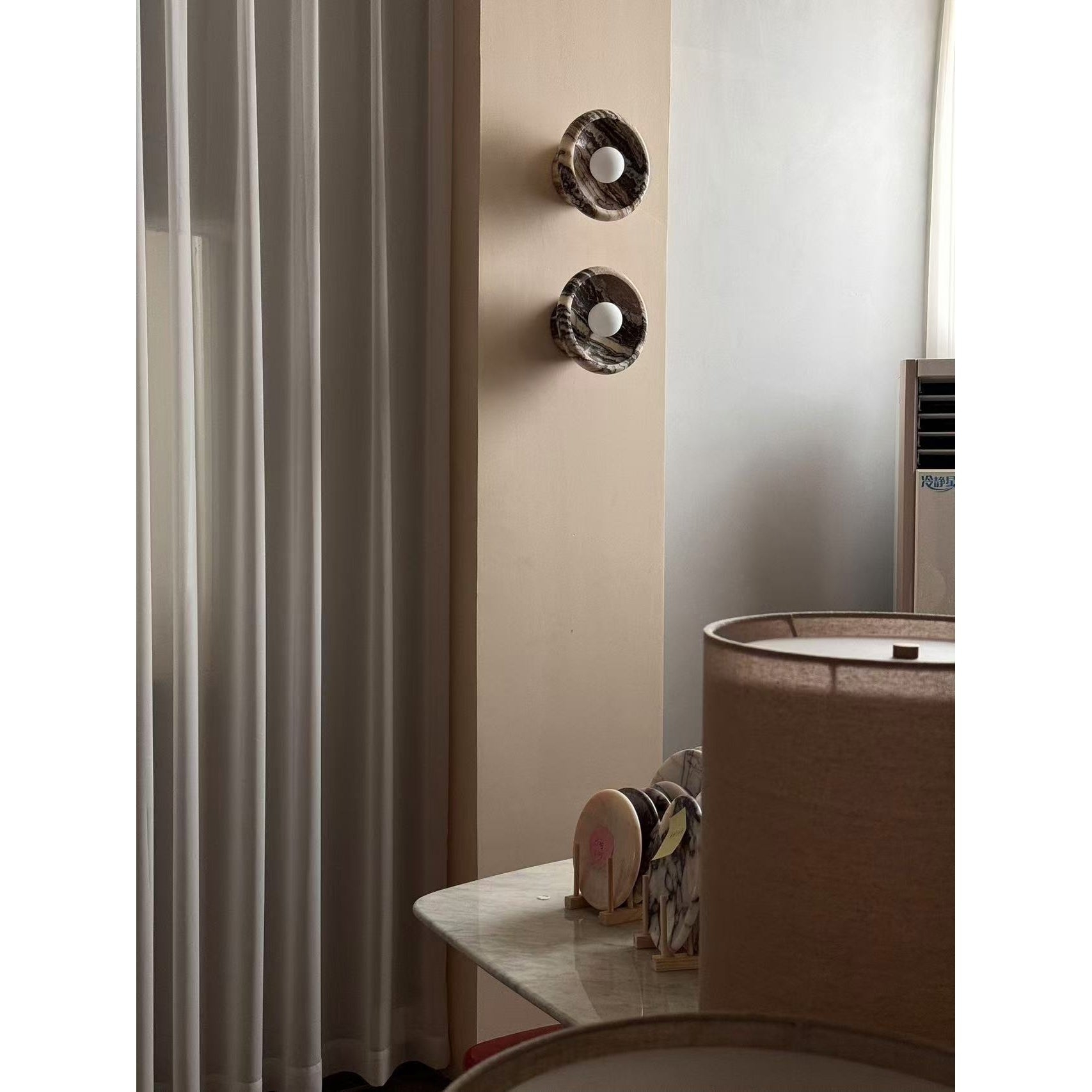 Piedra Marble Wall Lamp D572