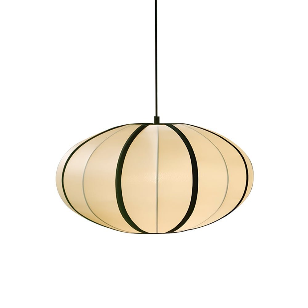 Vintage Silk Lantern Pendant Lamp M575