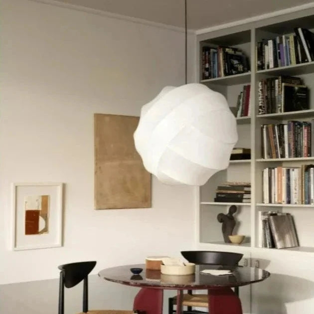 Wabi Sabi Silk Ball Japandi Pendant Light D883