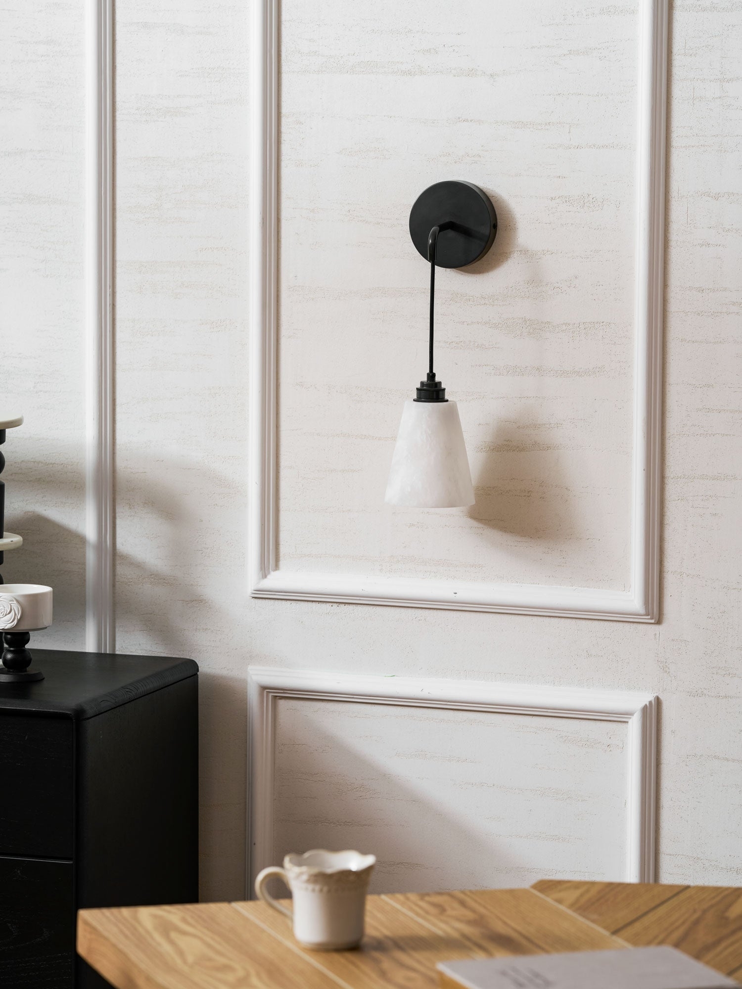 Droplet Alabaster Wall Lamp D403