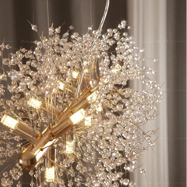 Modern Rectangular Crystal Fireworks Chandelier S15