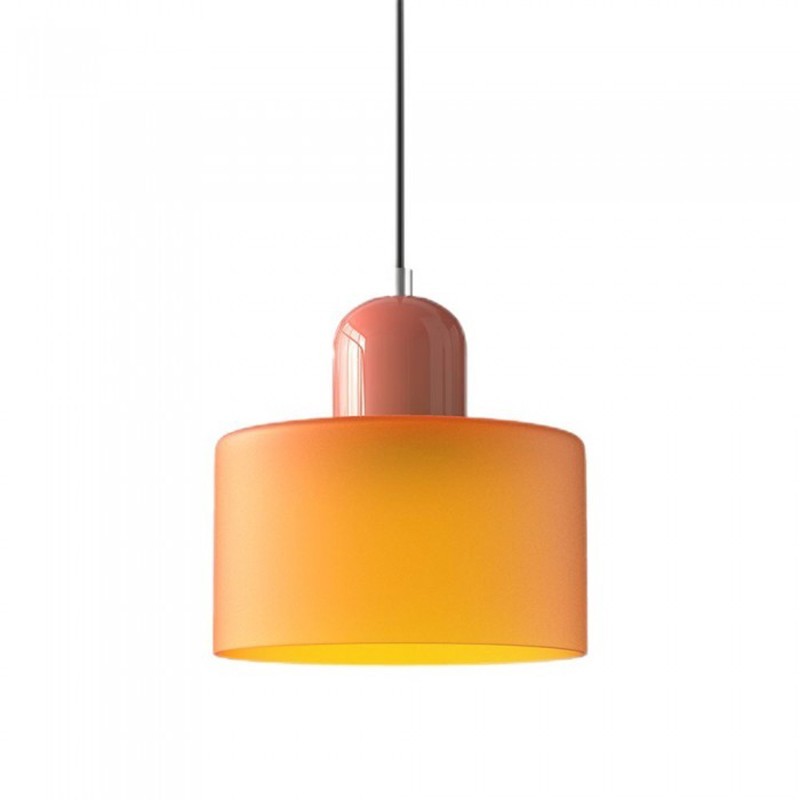 Nordic Morandi Cylinder Glass Pendant Lamp S101