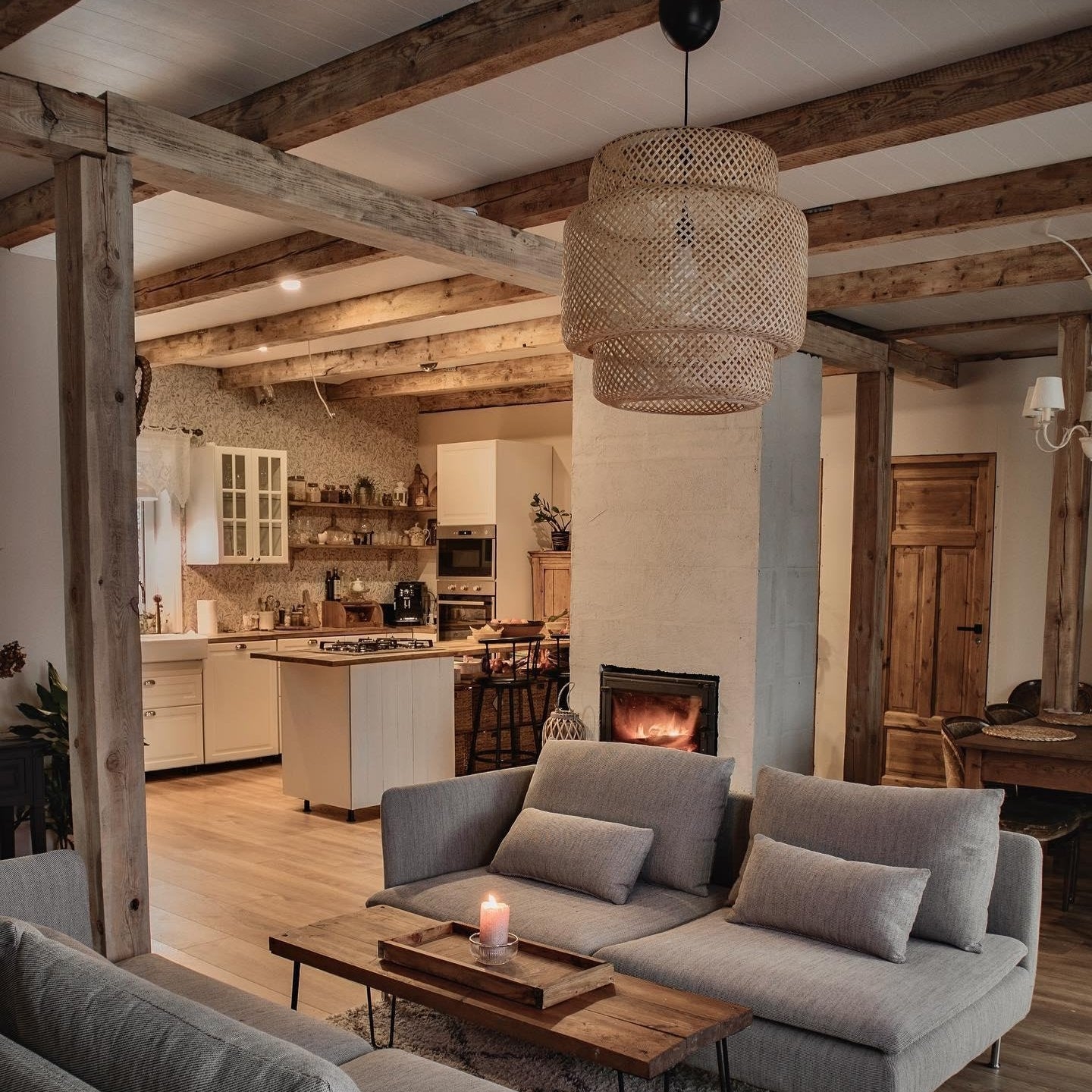 Bamboo Pendant Light D887
