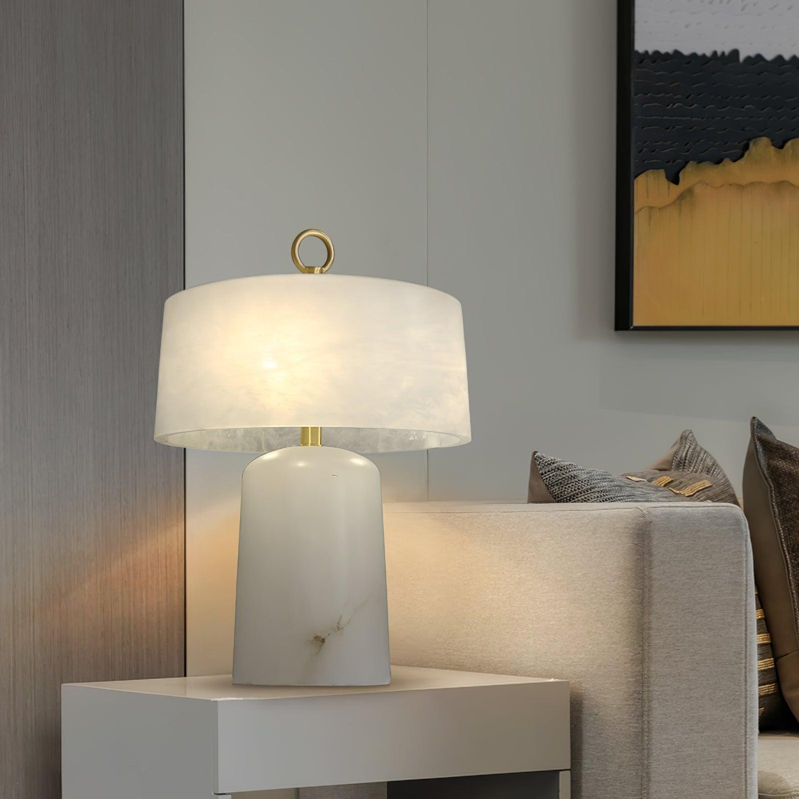 Light Luxury Style Marble Stone Table Lamp M583