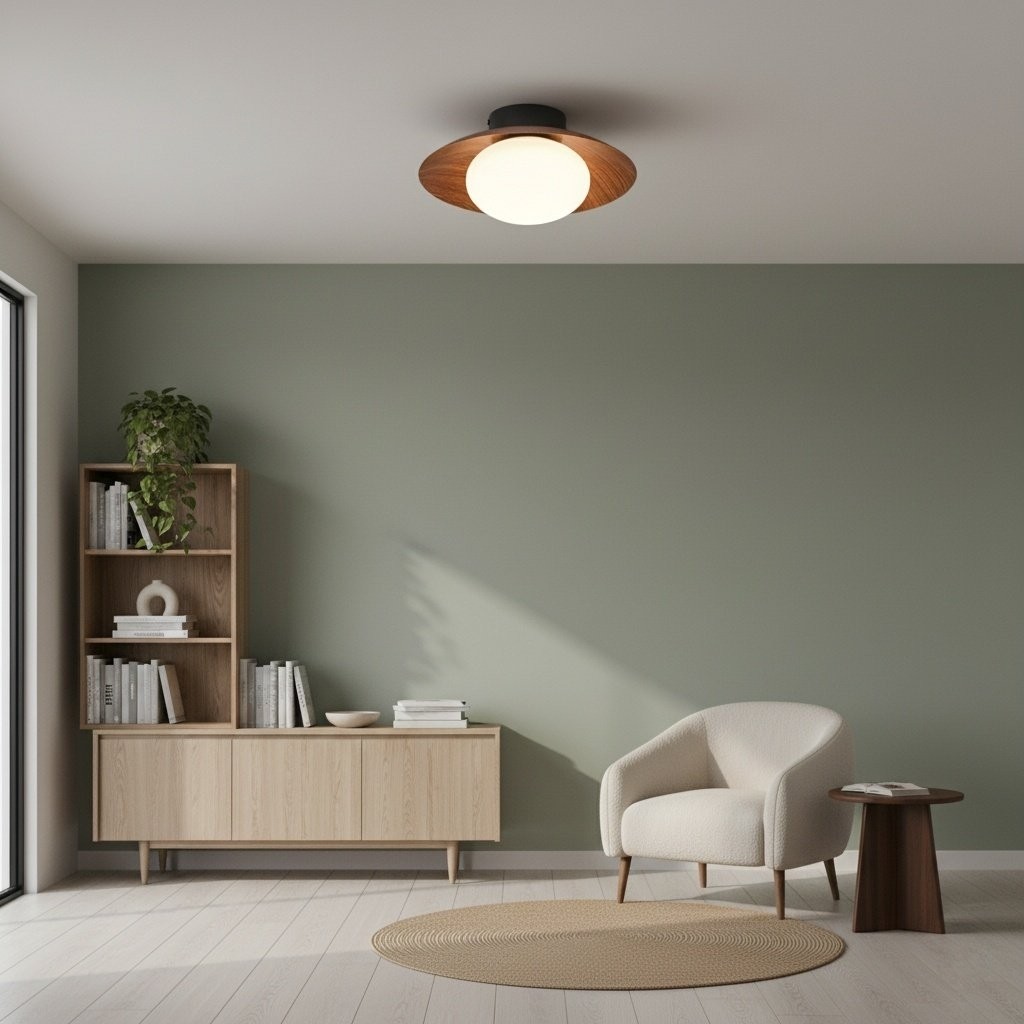 Oribela Ceiling Light Sculptural Globe Aesthetic with Soft Ambient Glow for Kitchen and Lounge T508