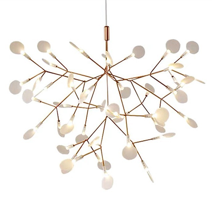 Scandinavian Branching LED Chandelier for Living Room