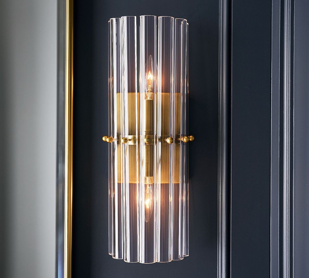 Lumora Crystal Wall Sconce – Elegant Lighting for Hallway & Bedroom T140