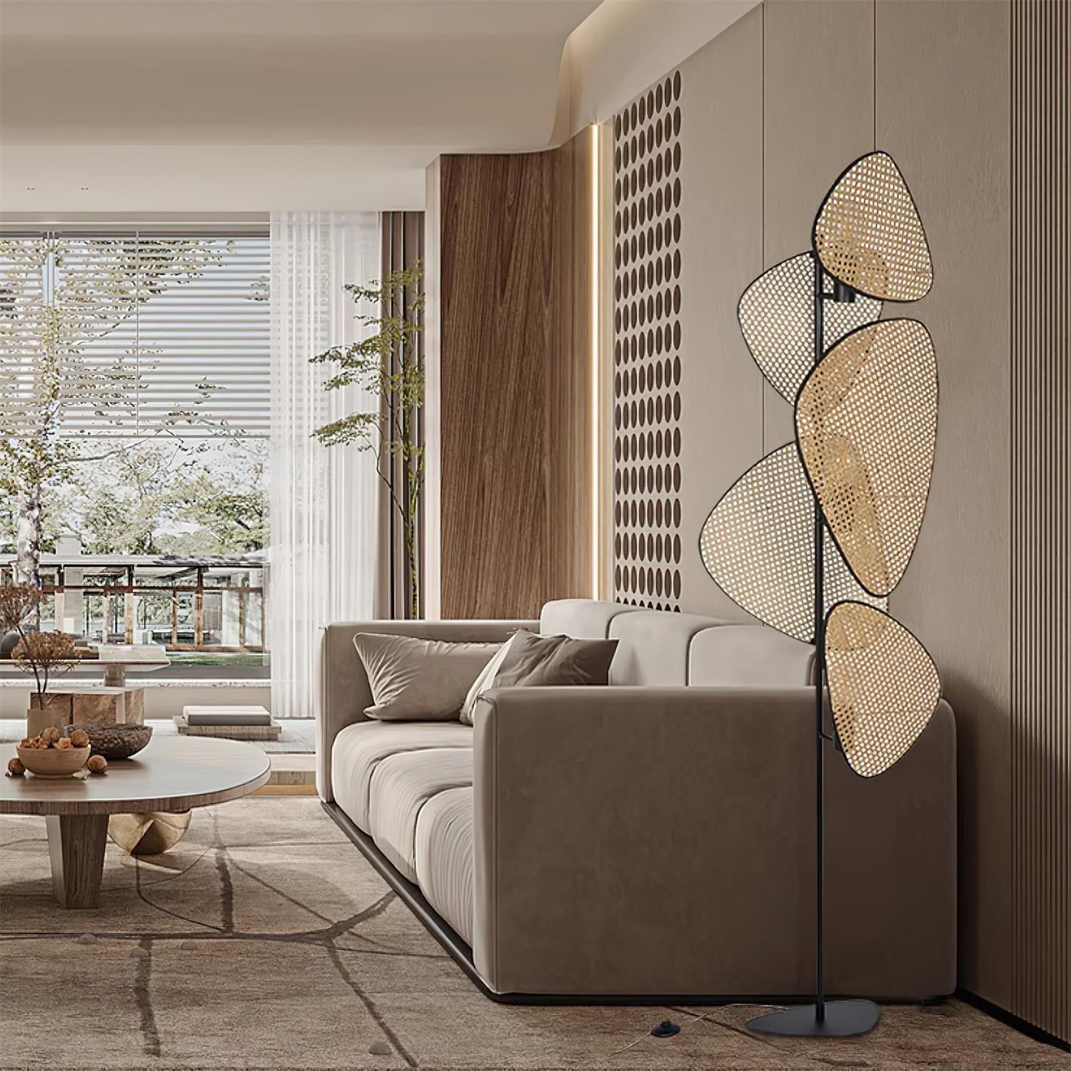 Creative Natural Rattan Floor Lamp M330