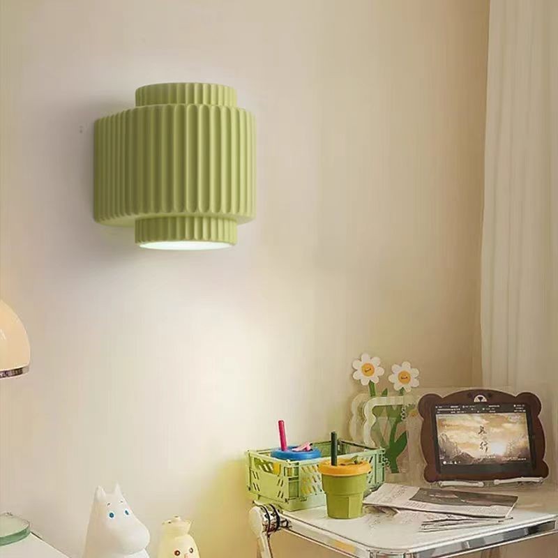 Creative Cylinder Resin Bedroom Wall Lamp S141