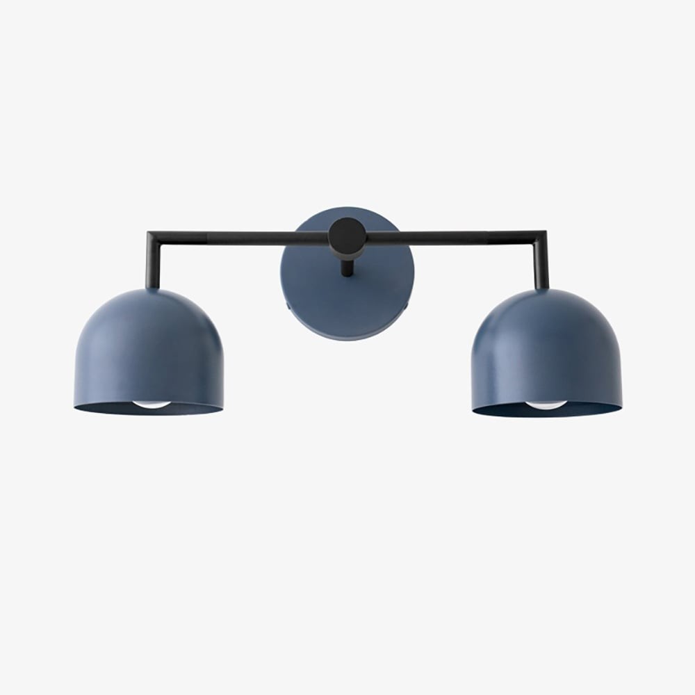 Metio Dome Farmhouse Vanity Wall Light Colorful Metal Sconce T450