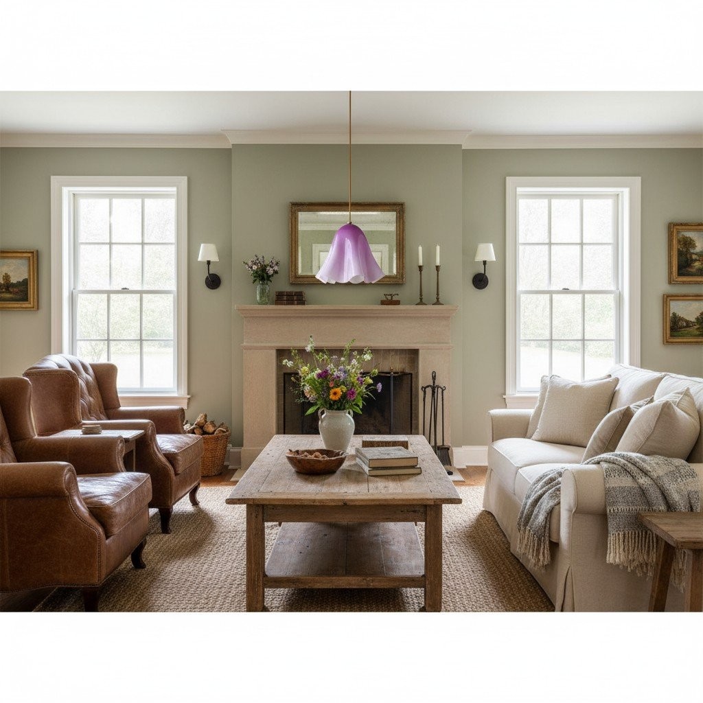 Bellina Artistic Glass Pendant Light - Modern Bloom Inspired Hanging Ceiling Lamp T279