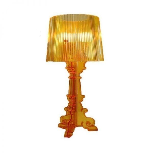 Baroque Style Acrylic Bourgie Table Lamp For Bedroom