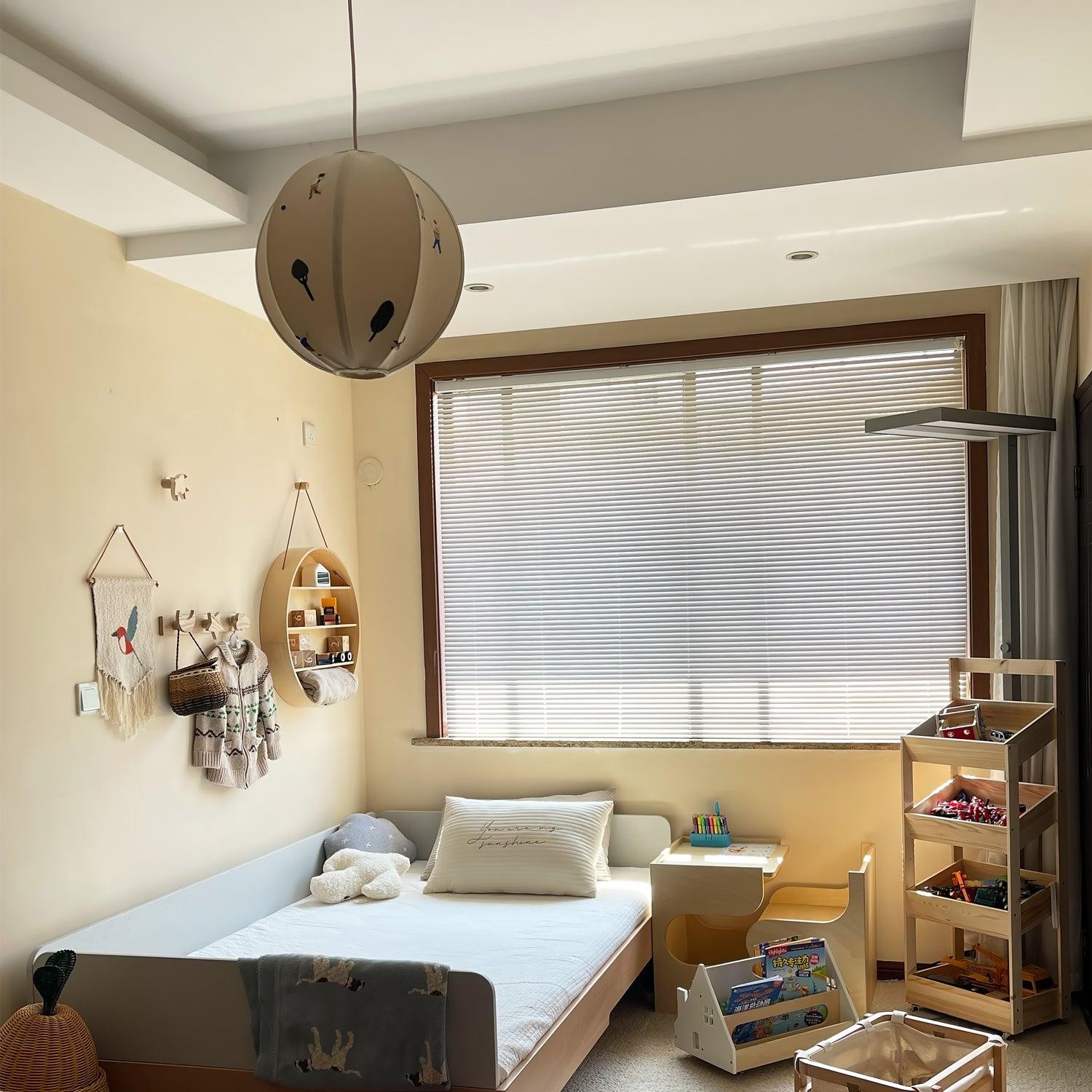 Park Embroidered Textile Pendant Lamp M442