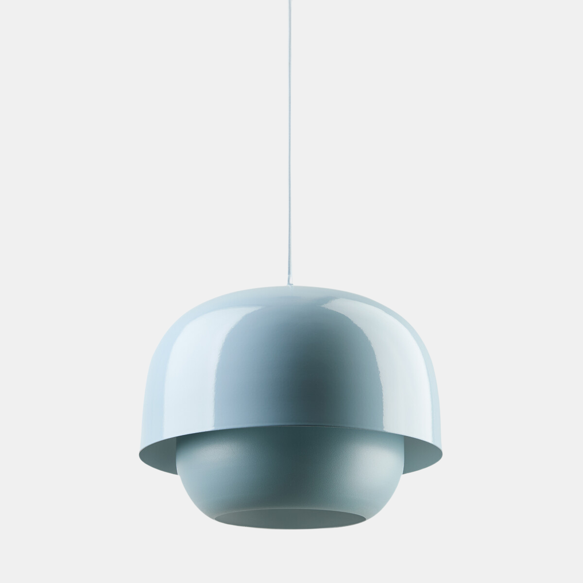 Clinco Retro-Modern Metal Pendant - Dual Shade Dome Light T413