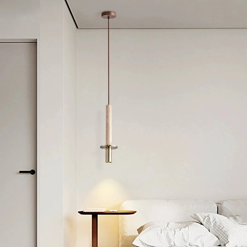 Nordic Modern Travertine Pendant Light D911