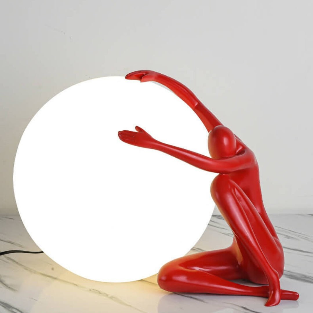 Humanoid Ball Holding Table Lamp M585