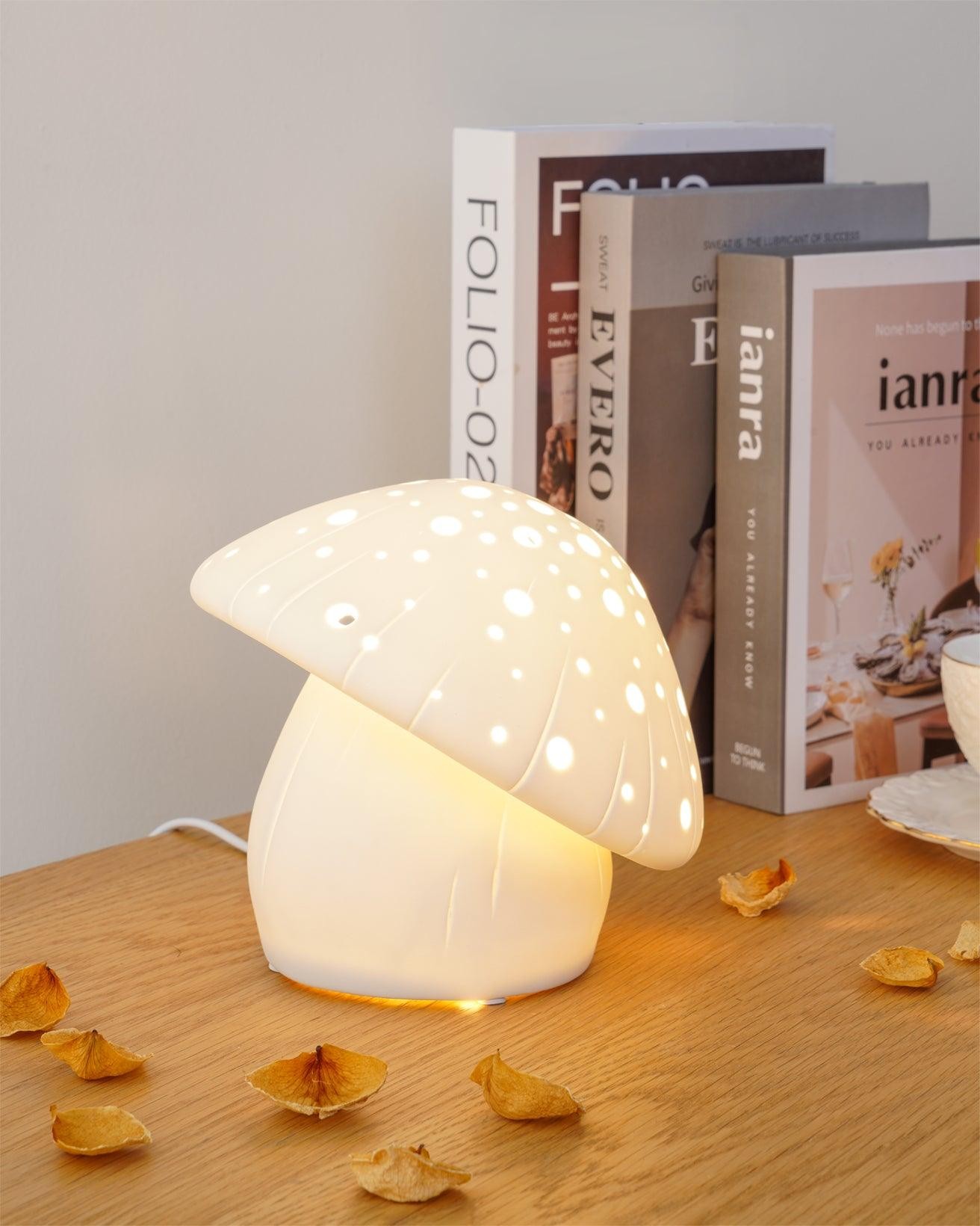 Cartoon Mushroom Skeletonized Table Lamp M468