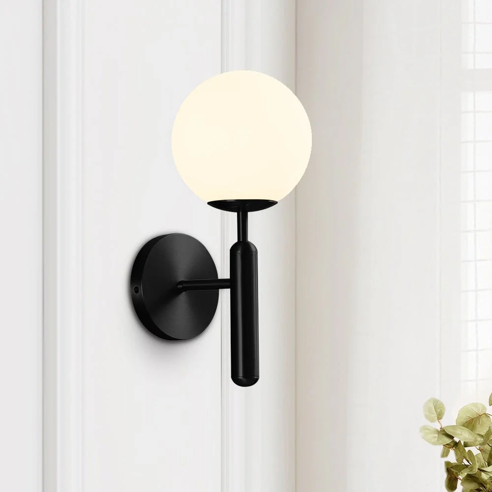 Milky Glow Modern Metal Wall Lamp D791