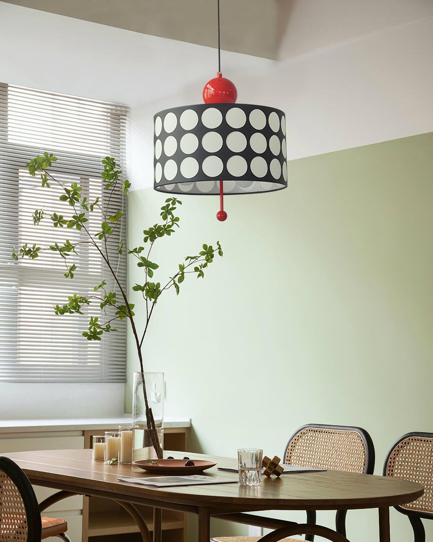 Lattice Acrylic Polka Dots Pendant Lamp M267