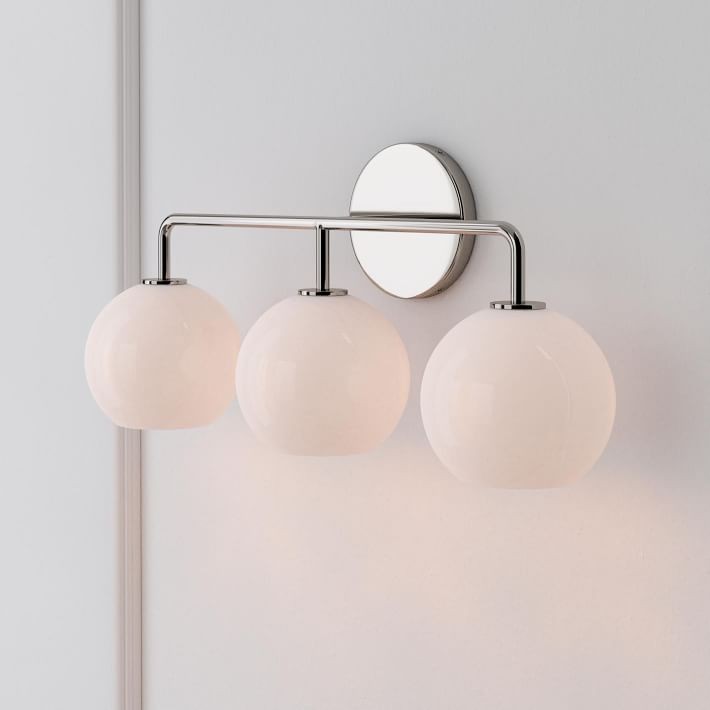 Selvion Artistic Globe Sconce Light - Handcrafted Glass Sculptural Wall Fixture T021