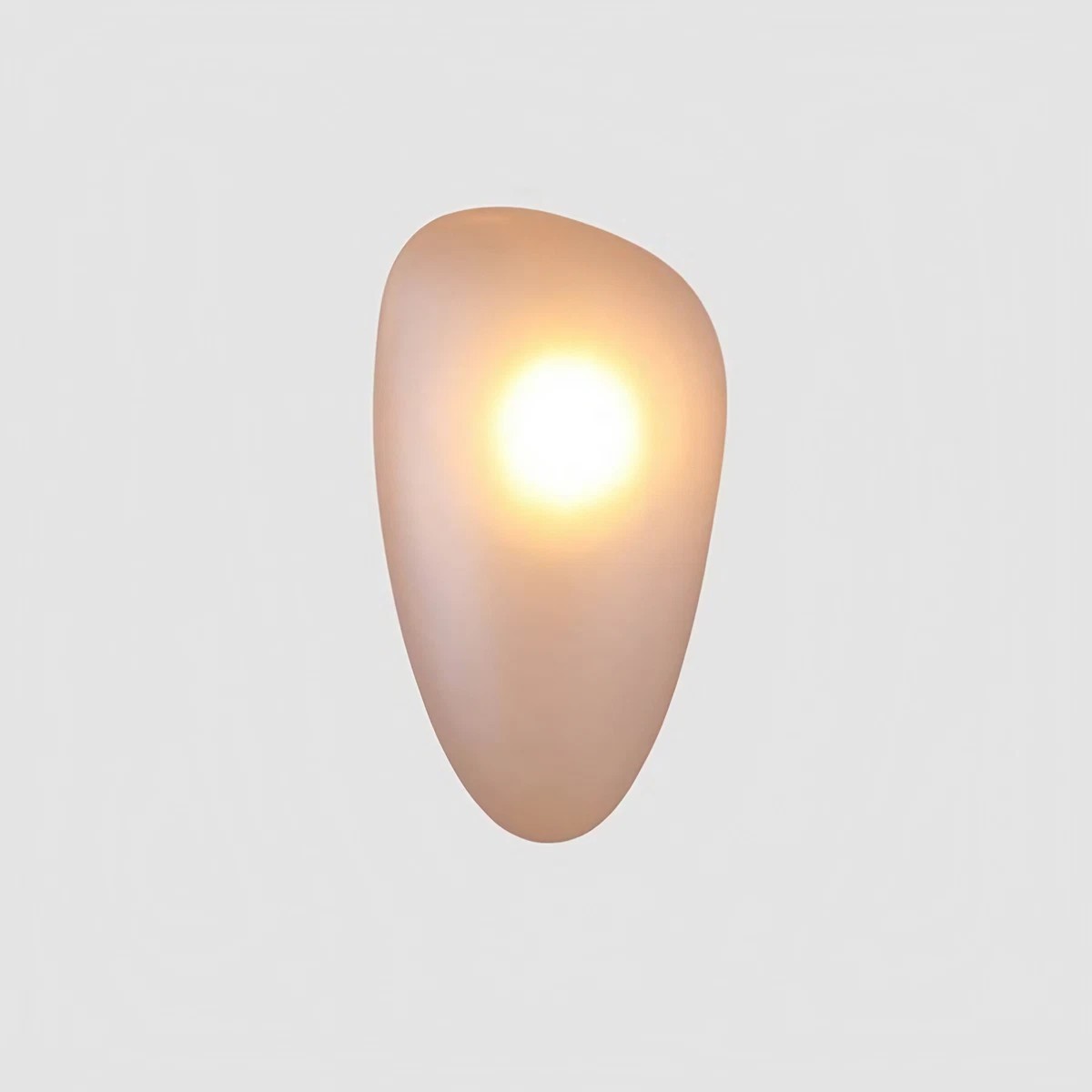 Pebble Glass Wall Lamp for Bedroom