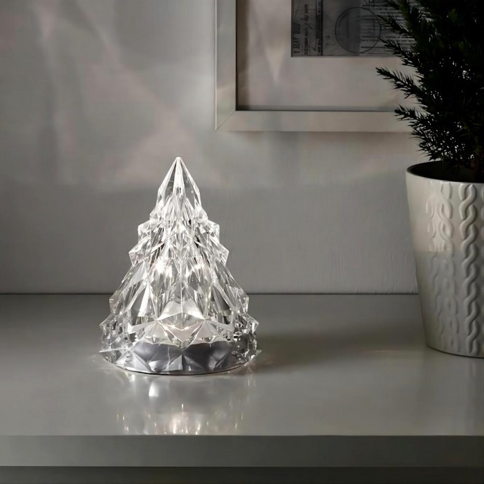 Christmas Tree Crystal Battery Table Lamp  S177