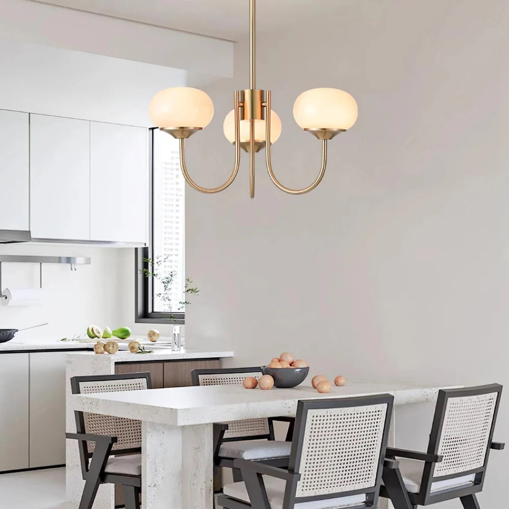 Marshmallow Modern Glass Chandelier D776