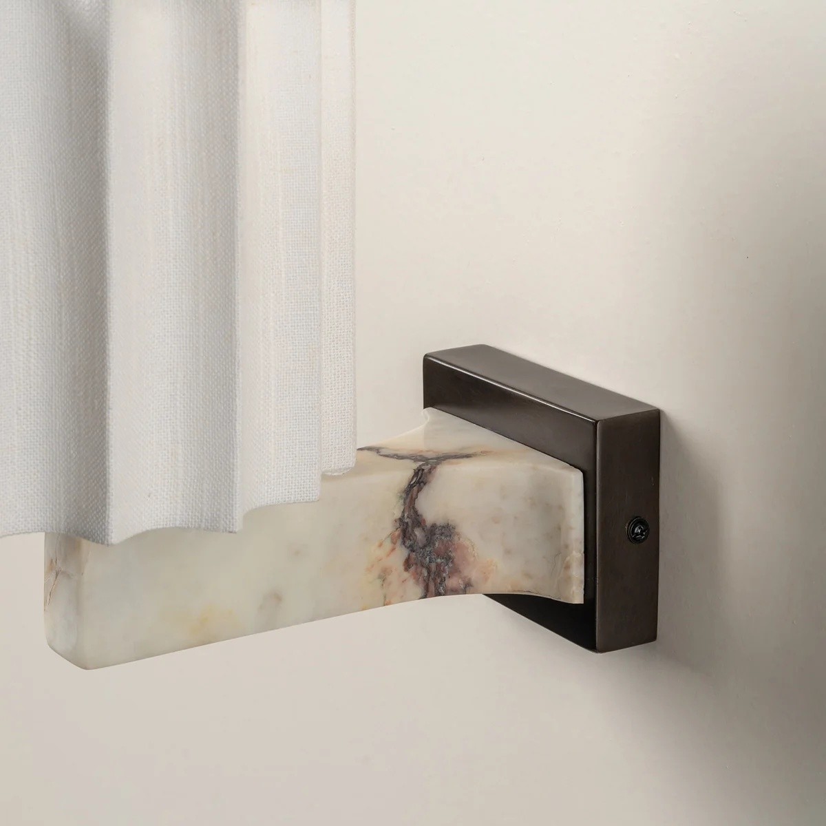 Cavilon Marble Decorative Wall Light - Elegant Linen Form Suitable for Living Room or Hallway T653
