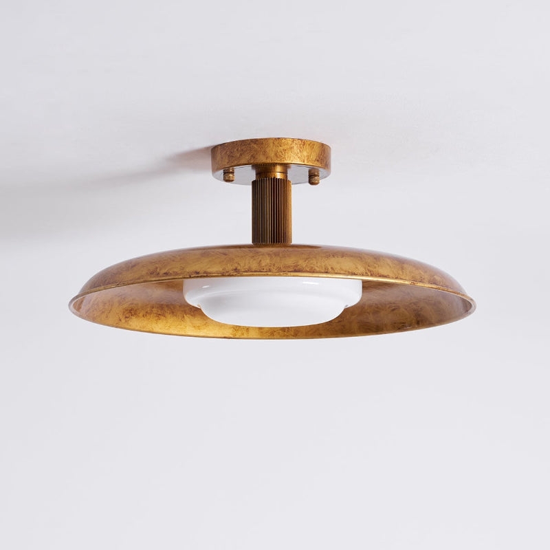 Pot-Lid Style Flat-Panel Ceiling Light D697