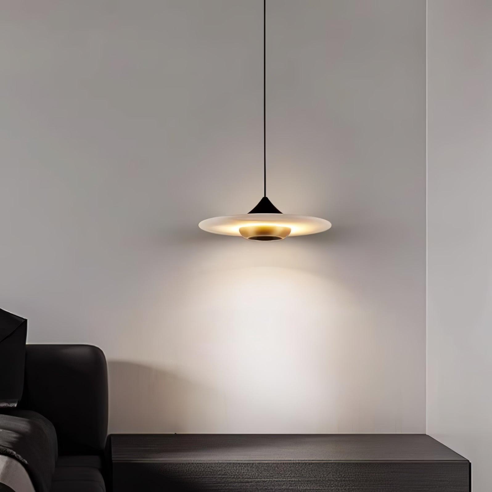 Flying Saucer Marble Pendant Lamp M558
