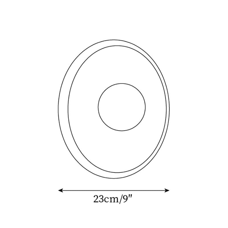 Round Ceramic Track Wall Lamp M223