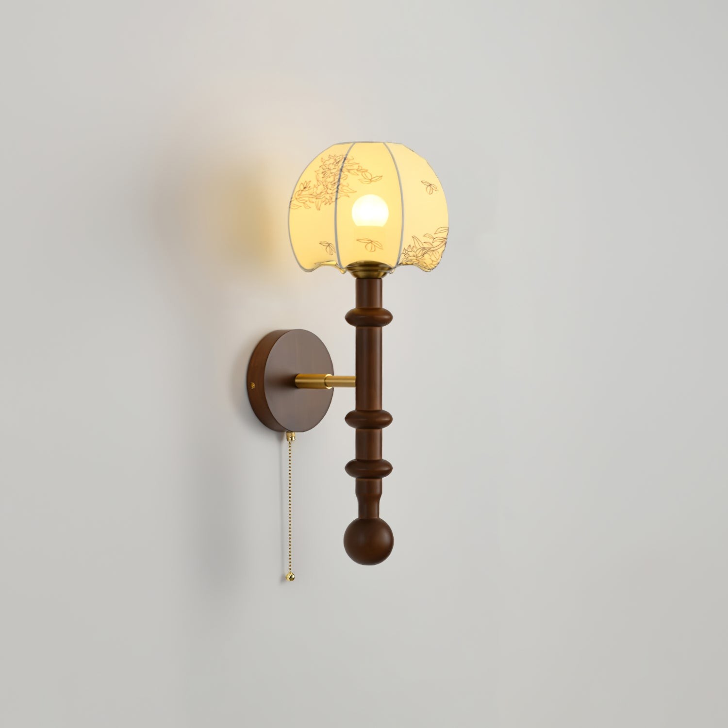 Retro Solid Wood Series Wall Lamp M523