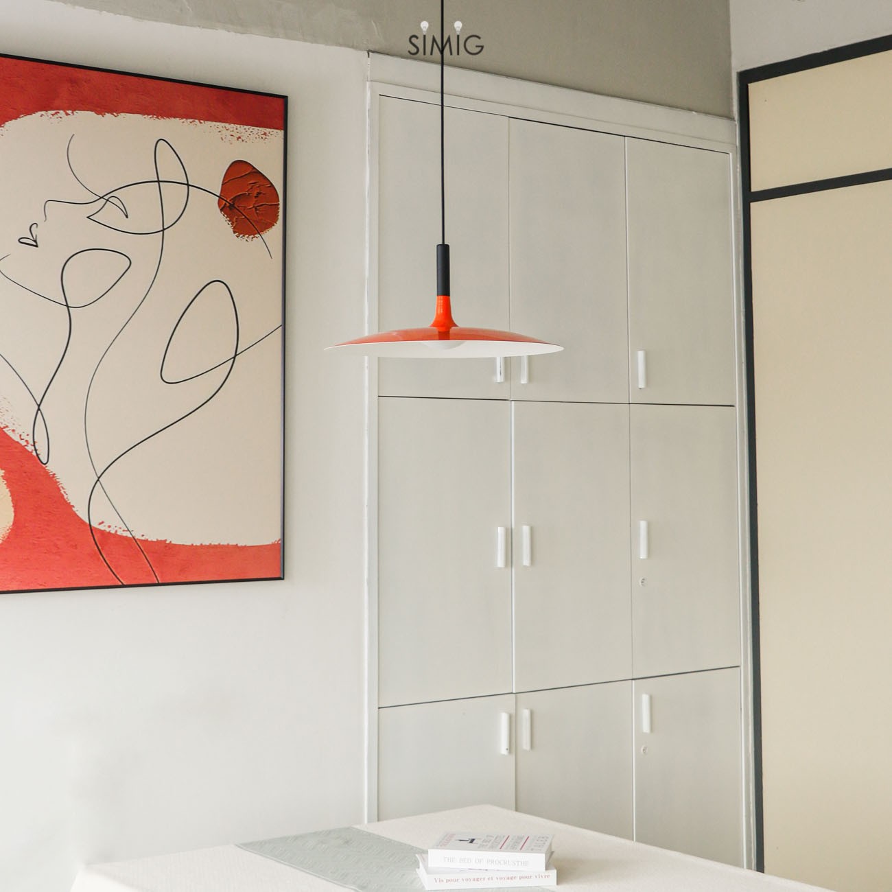 Scandinavian Large Cone LED Pendant Light S08