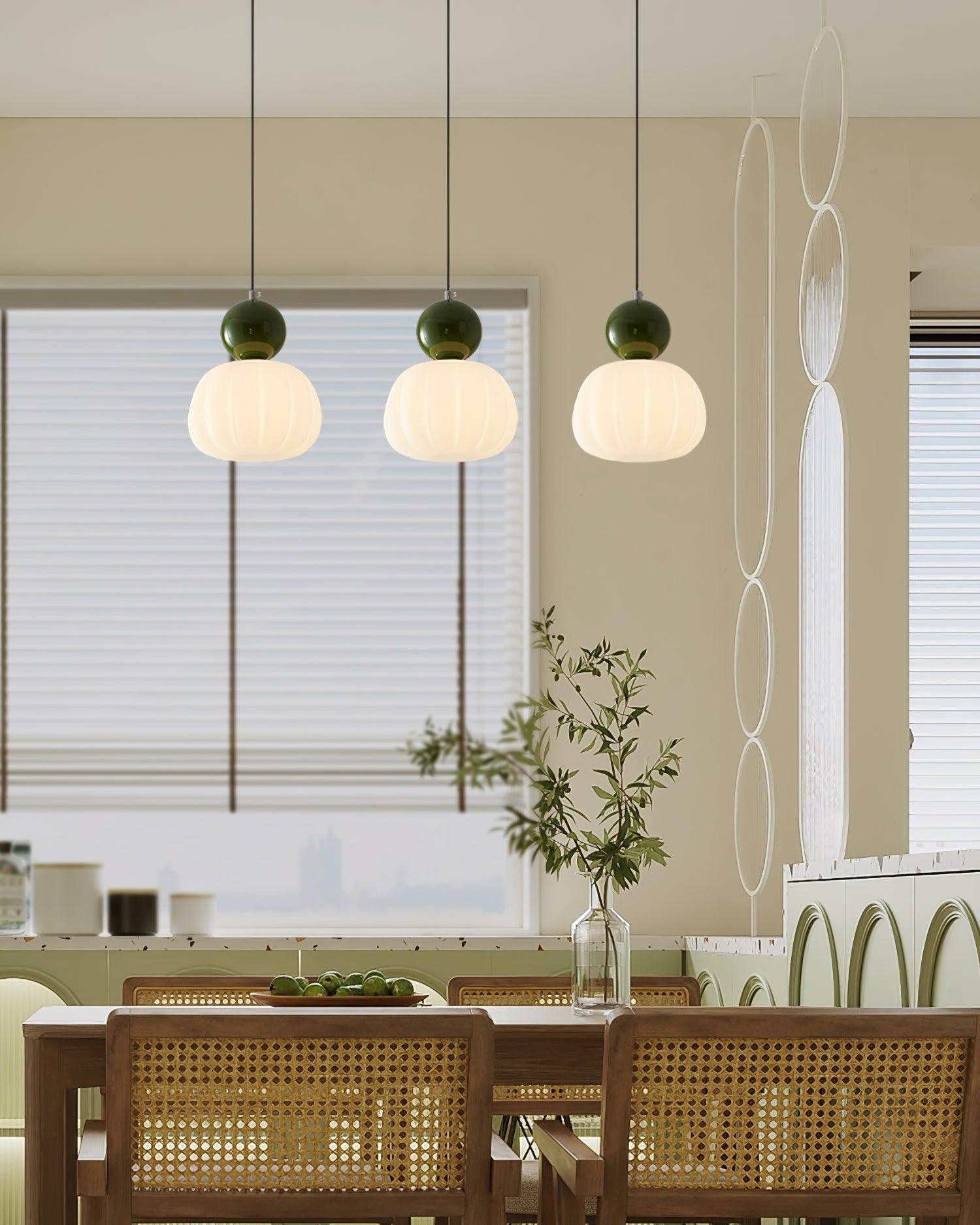 French Vintage Cream Pendant Lamp M129