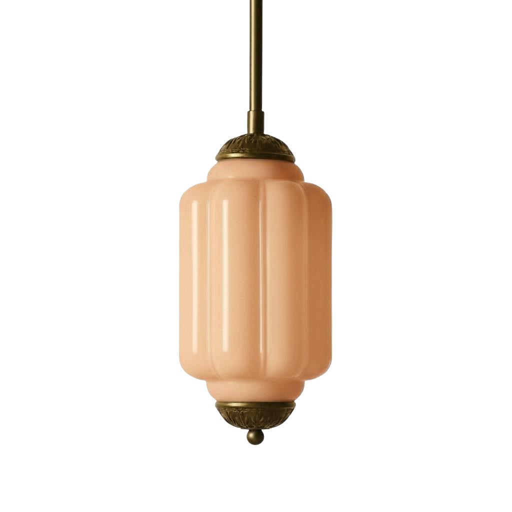 Eloise Simple Glass Irregular Lantern Pendant Lamp G23