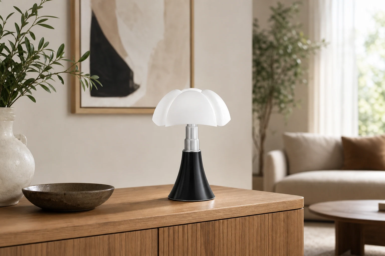 Lampa stołowa Petalica D160 w stylu lifestylowym