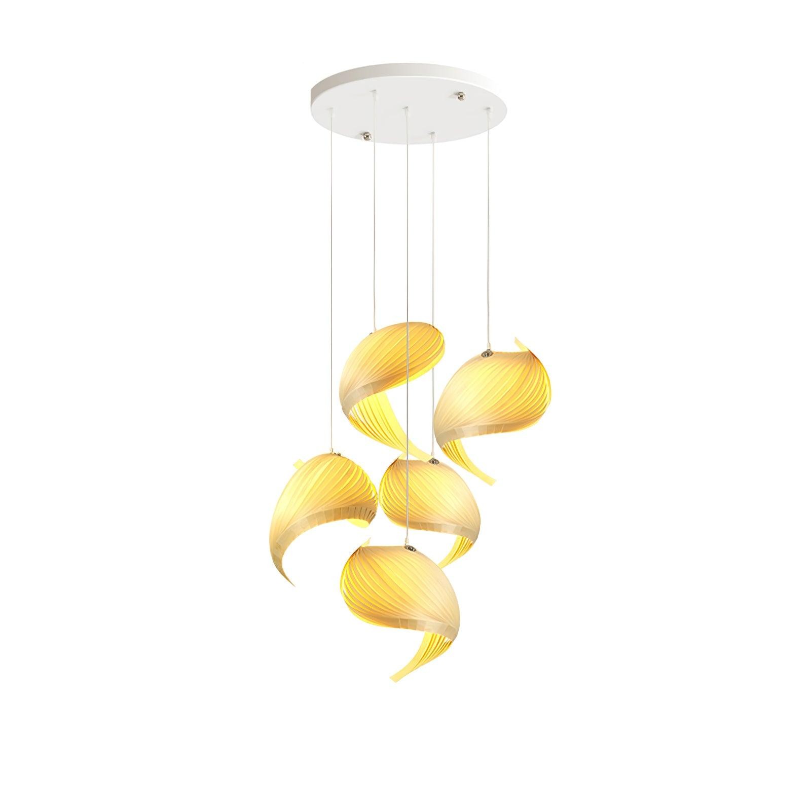 Creative Wooden Nautilus Shell Pendant Light S170