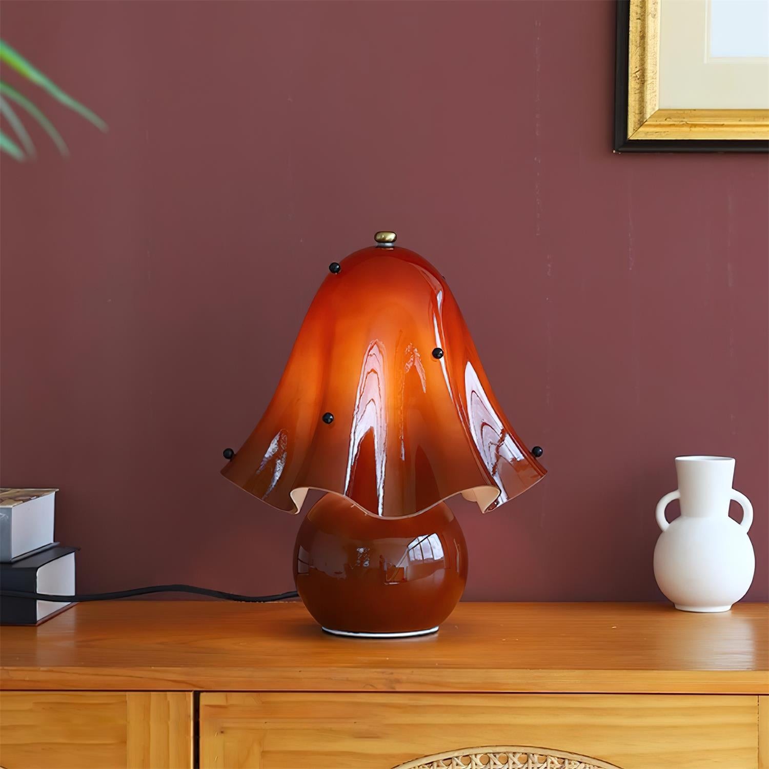 Bellina Decorative Table Lamp - Sculptural Bell Flower Shape T281