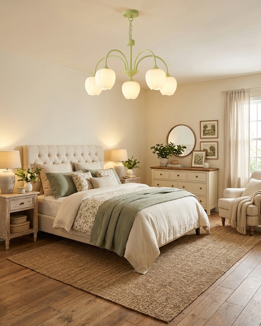 Tulip Matcha Chandelier D364