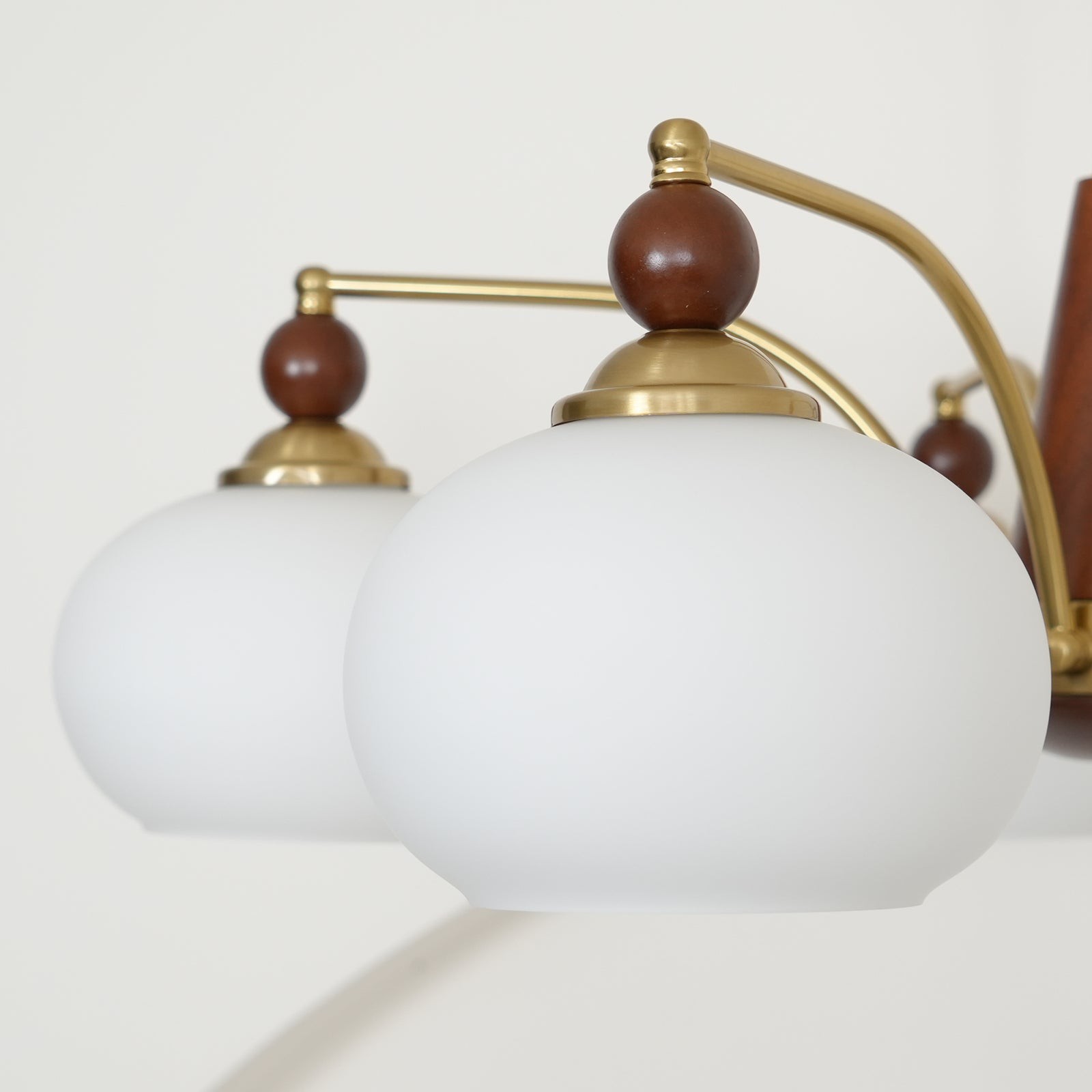 Vintage Multihead Persimmon Chandelier M431