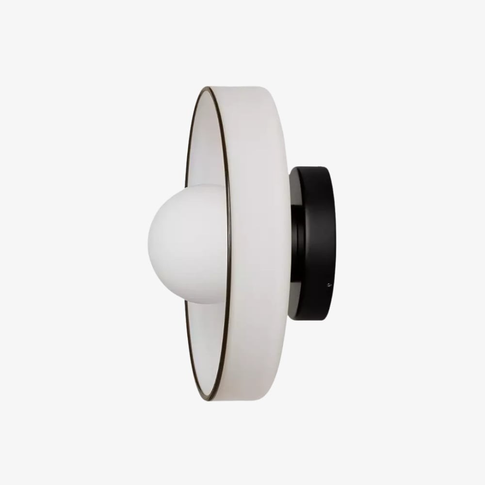 Kalo Wall Ceiling Light - Blown Glass Disc Orb Flush Mount Sconce T662