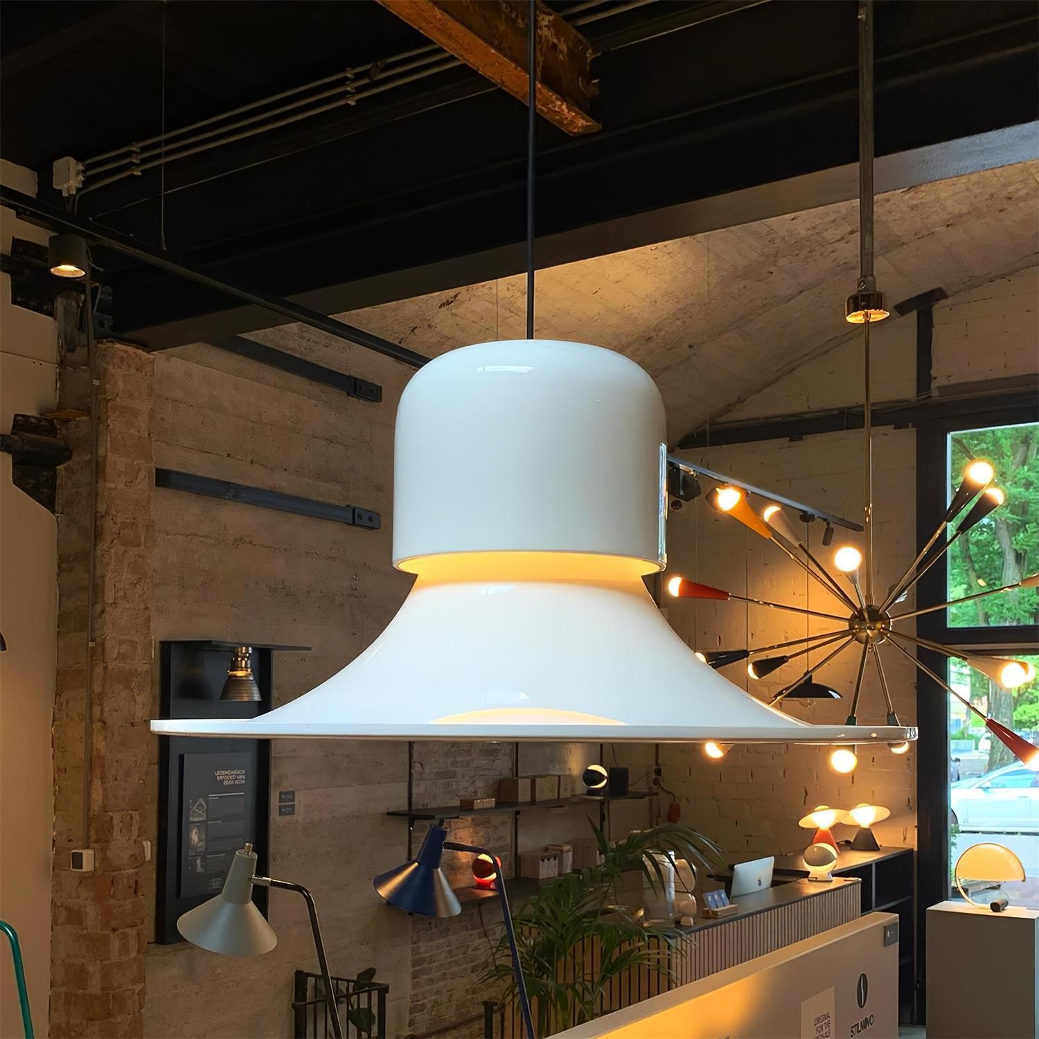 Nordic Carbon Steel LED Pendant Lamp M346