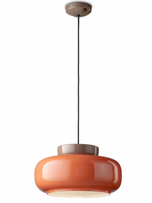 Fiesta Colorful Bowl-Shaped Ceramic Pendant Light for Dining Room T068