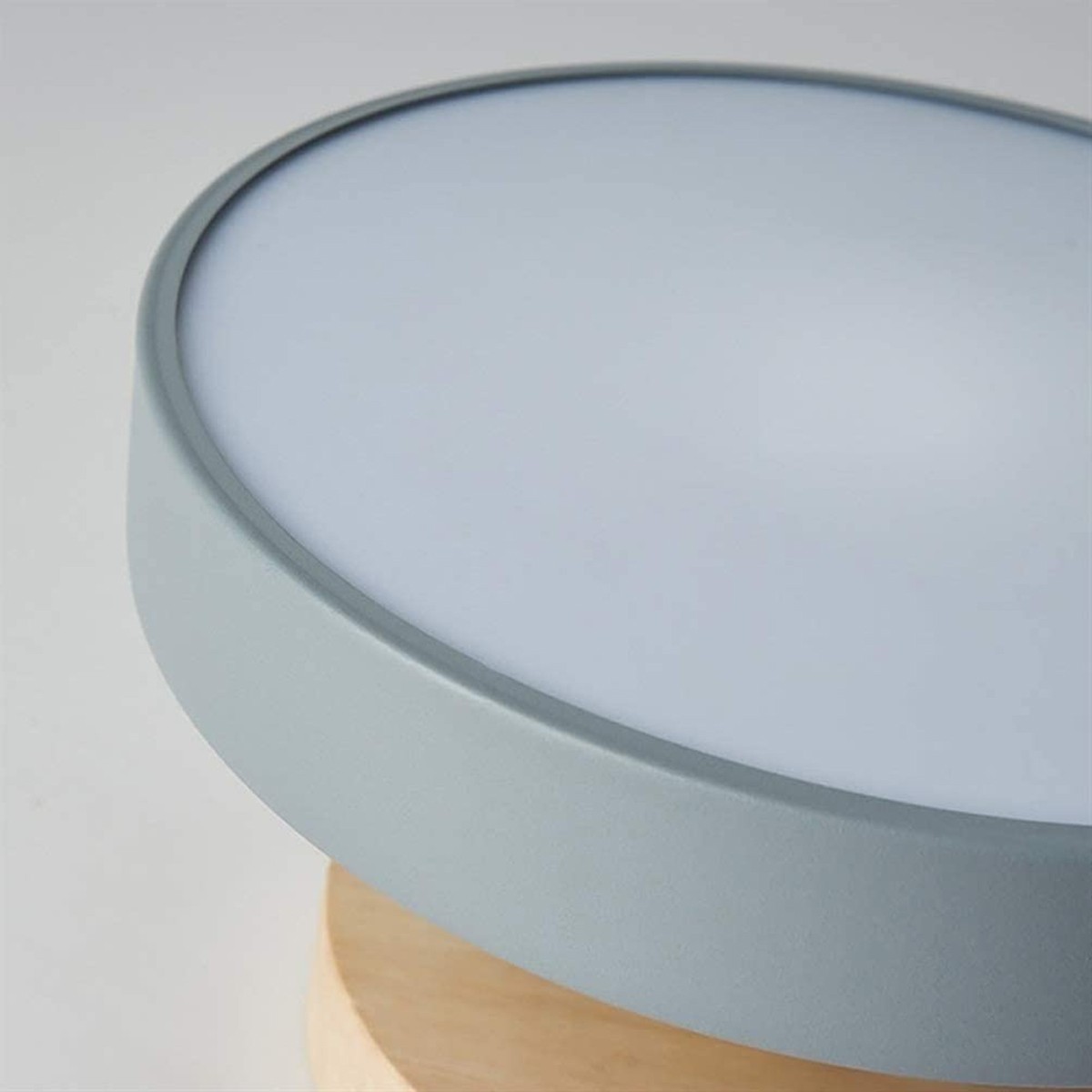 Nordic Macaroon Wooden Round Ceiling Lamp S82