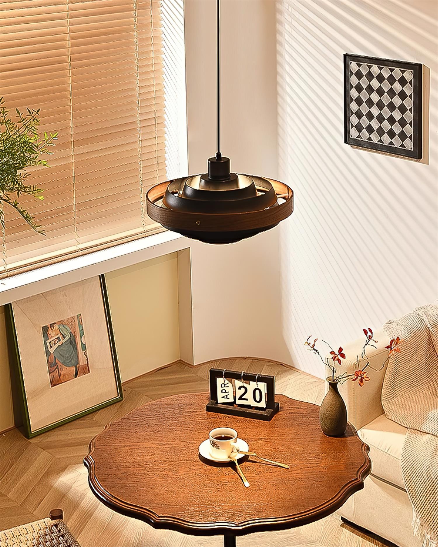 Layervelle Nordic Multi-Tiered Drum Shade Pendant Light M280