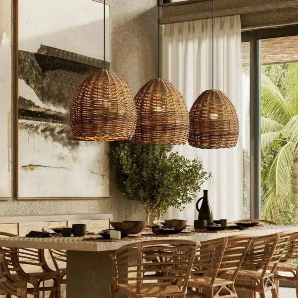 Suspended Quietness Japandi Pendant Light D827
