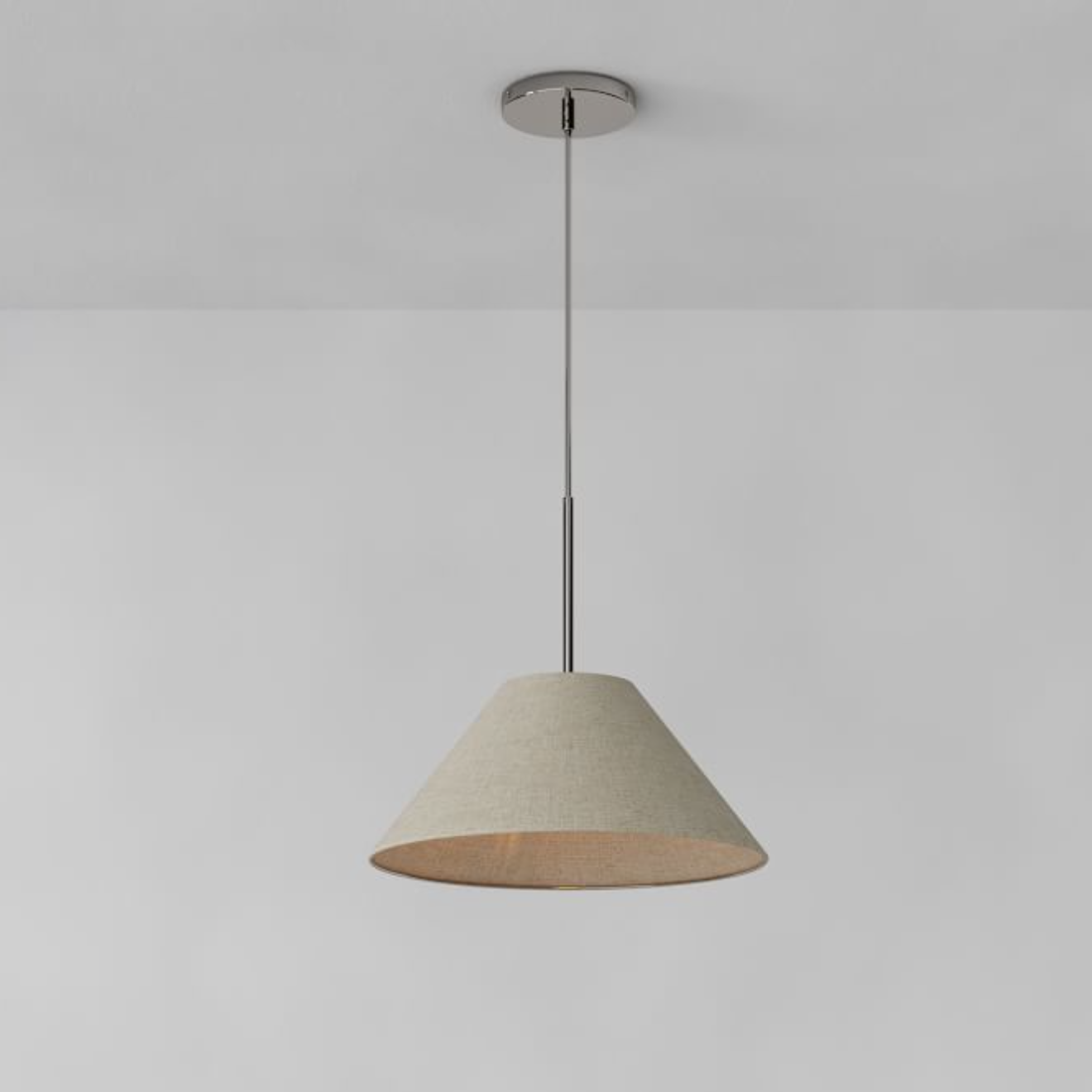 Conica Sculptural Fabric Cone Pendant Light - Modern Design for Dining Room T089