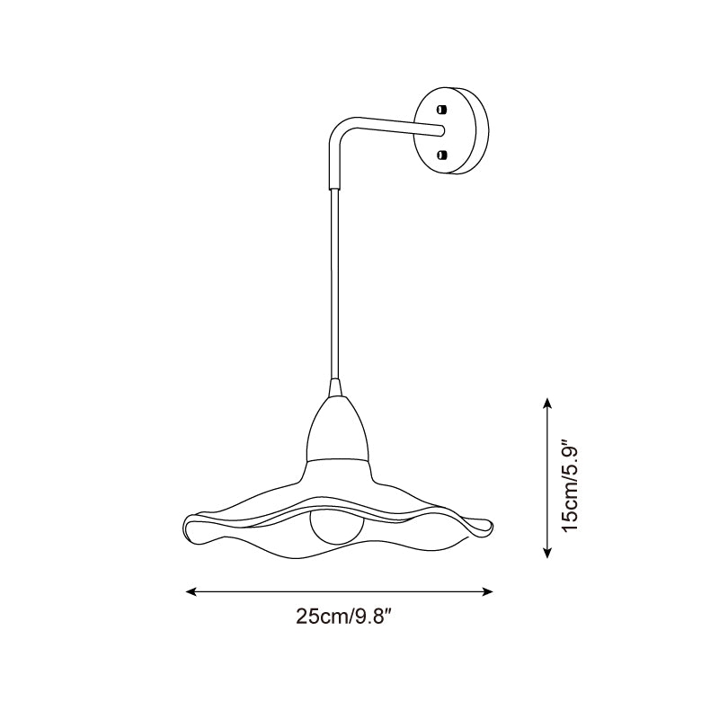 Crested Wave Wall Lamp D187