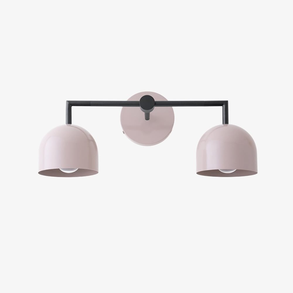 Metio Dome Farmhouse Vanity Wall Light Colorful Metal Sconce T450